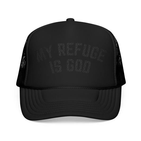 Trucker Hat - "My Refuge is God"
